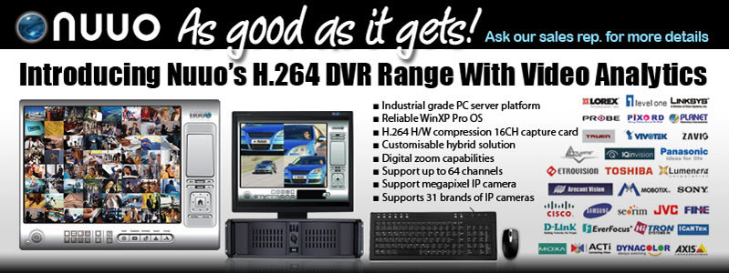 Nuuo Hybrid Digital Video Surveillance solutions now available from RhinoCo Technology