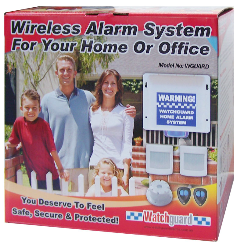 Watchguard Wireless DIY UP TO 8 Zone KIT Home or Office Alarm System WGUARD 